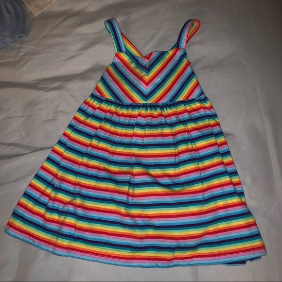 rainbow dress for baby girl